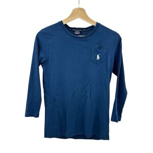 Ralph Lauren Sport Classic Navy Long Sleeve Tee